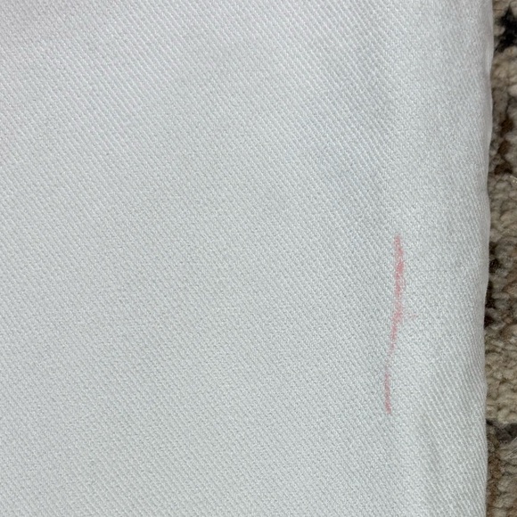 Zara Highrise Paper Bag Ruched White Pants Gold Hardware Size 6 Ankle Length - Picture 11 of 12